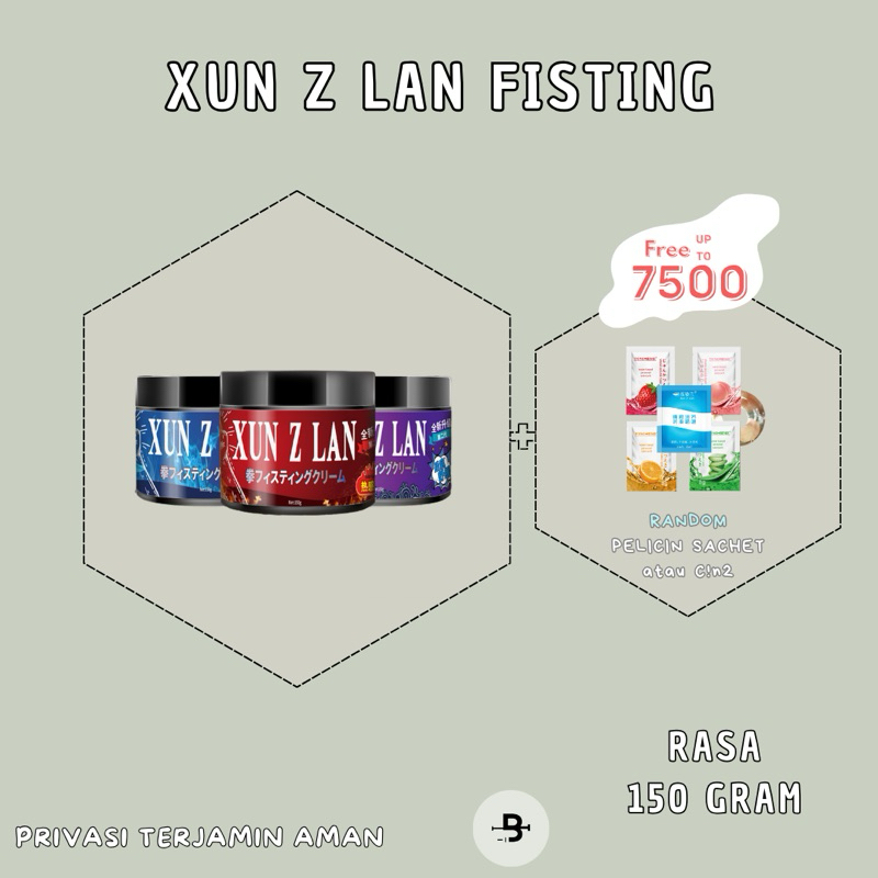 Xun Z Lan Fisting Anal Lotion 150 gram (Pelicin/Pelumas) | Anal Specialist