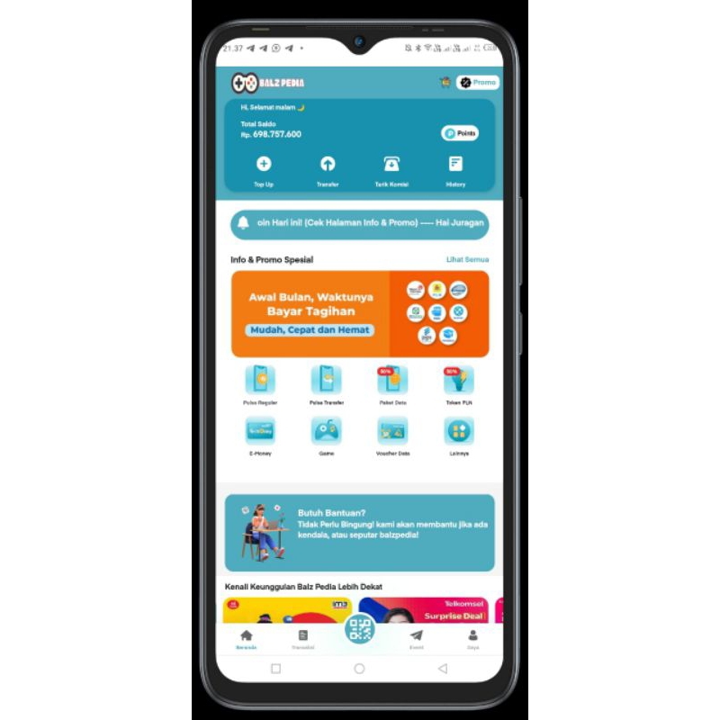 SCRIPT WEBSITE PPOB TERINTEGRASI DENGAN DIGIFLAZ