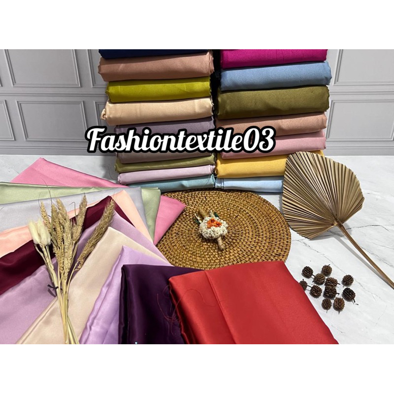 KAIN SATIN VELVET By ROBERTO CAVALI / KAIN BRIDESMAID / KATIN SATIN VELVET PREMIUM / BAHAN KEBAYA HA