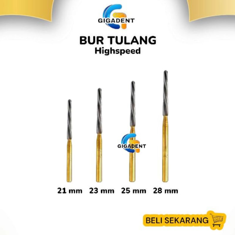 BUR TULANG GIGI ZEKRYA 21mm 25mm & 28mm