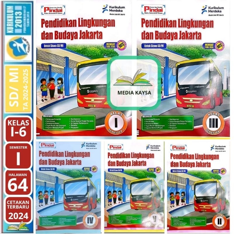 Lks SD/MI PLBJ kelas 1 sampai 6 Semester 1&2 Penerbit Cv Arya duta
