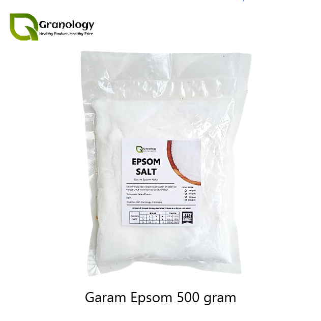 

Premium Garam Epsom / Epsom Salt (500 gram)