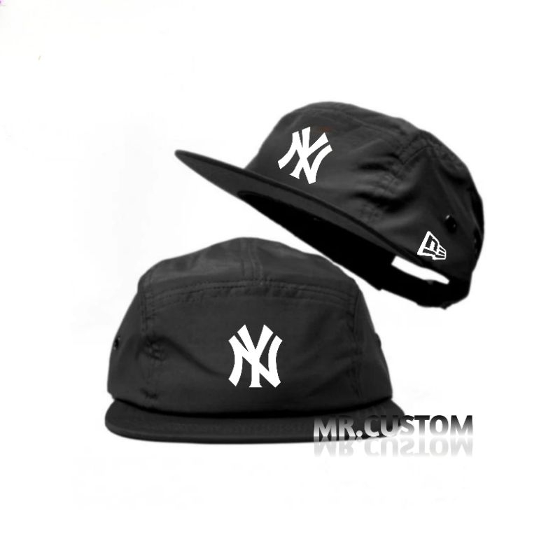 Topi 5 Panel NY New Era/Five Panel Snapback Hats New York Yankes Pria Wanita