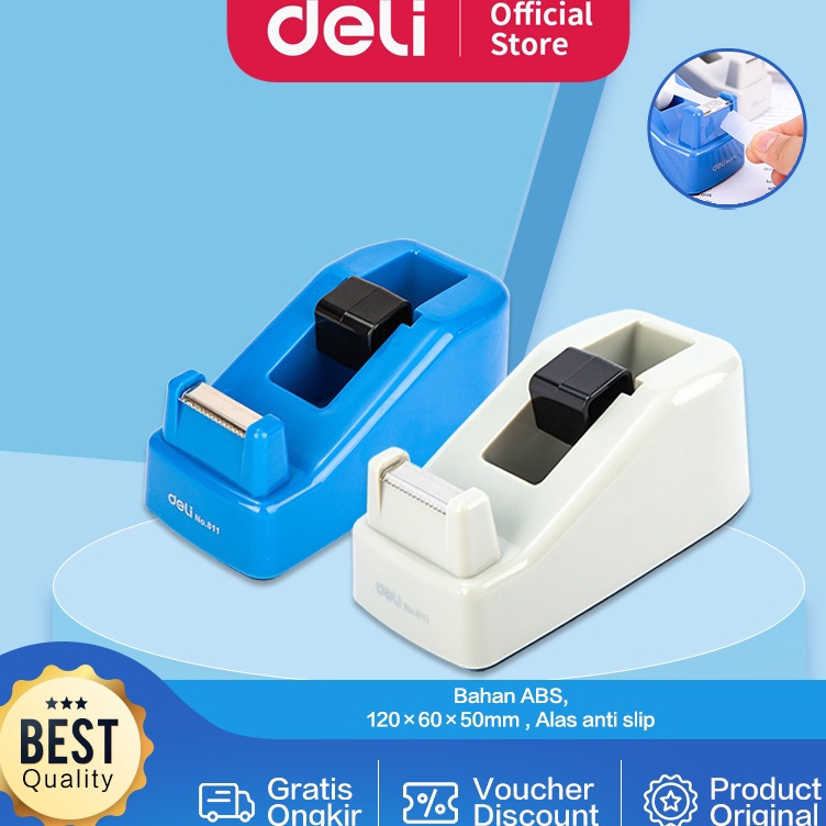 

KODE W15Y Deli Tape Dispenser mudah memotong nonslip mudah digunakan dengan satu tangan E811