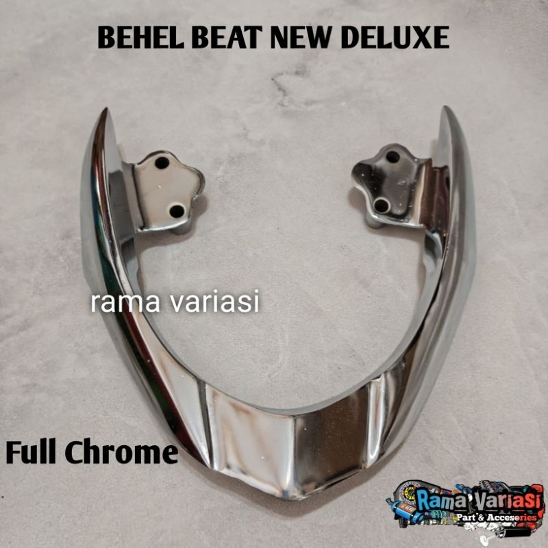 BEHEL BEGEL BEAT NEW DELUXE FULL CHROME PLANGER HONDA BEAT FI BEAT NEW DELUXE MODEL ORI FULL KRUM