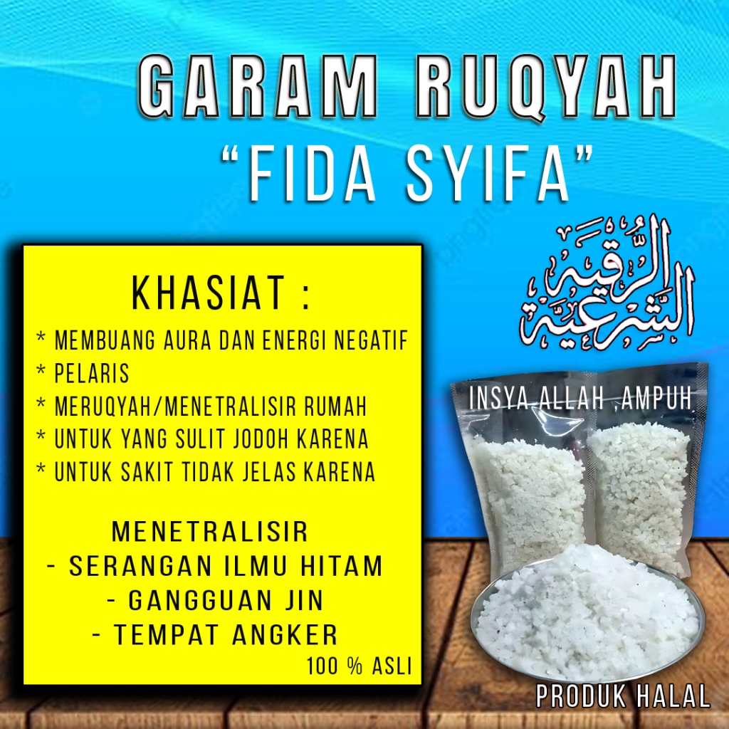 

Garam Ruqyah Ruwat Mengusir Mahluk halus