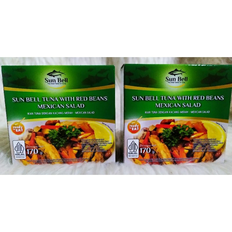 

SUNBELL TUNA WITH RED BEANS MEXICAN SALAD 170 gram