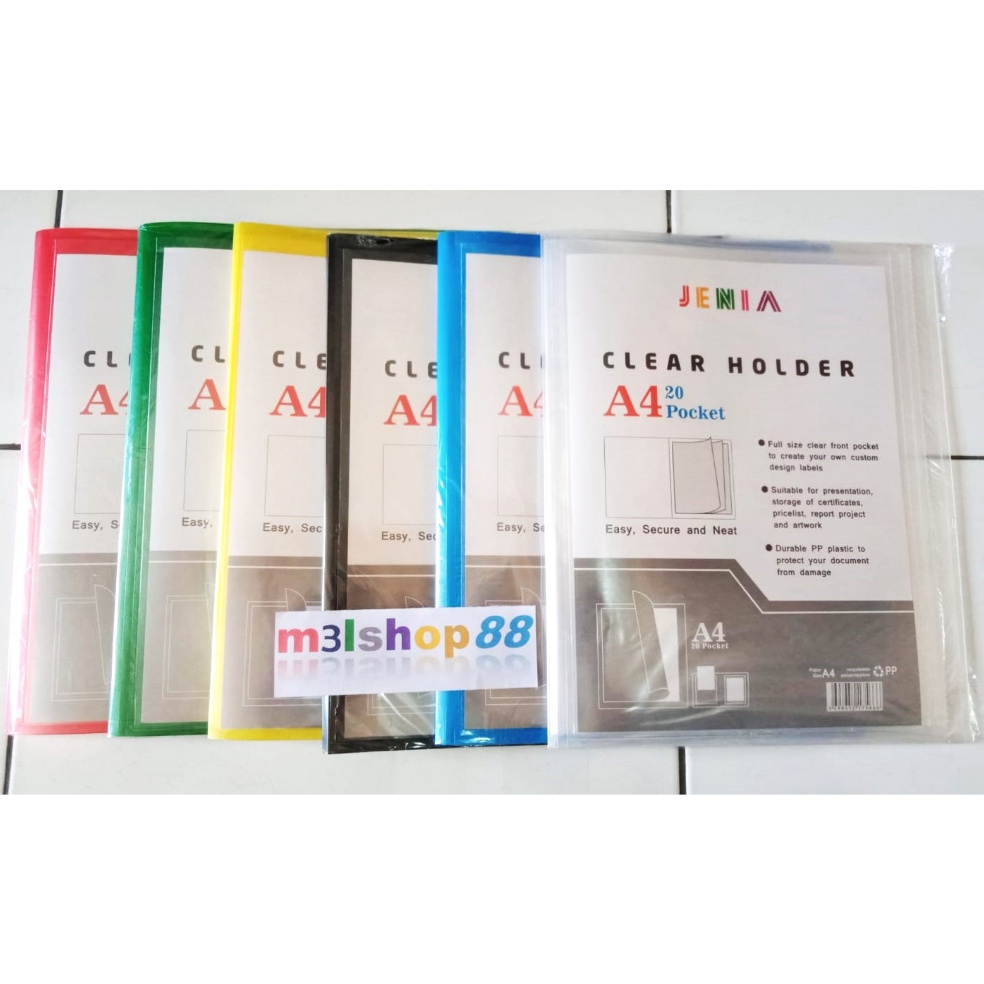 

Potongan spesial Clear holder A4 2 lembar JENIA MEDIA KITA1 pcs