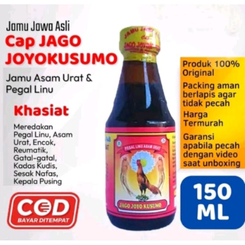 

(COD) JAMU JAGO JOYO KUSUMO 150ml