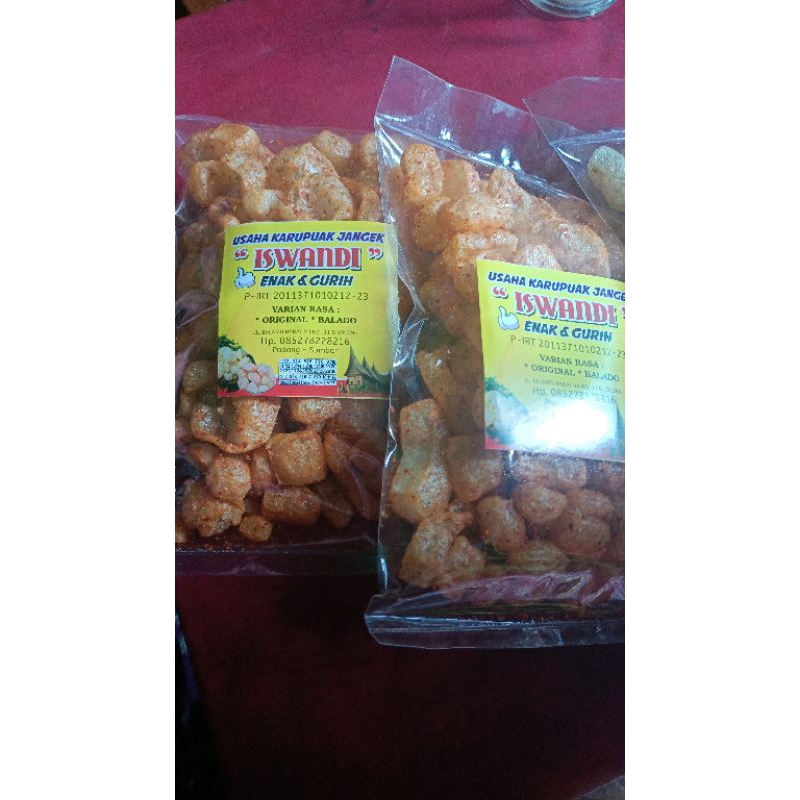 

kerupuk kulit sapi balado