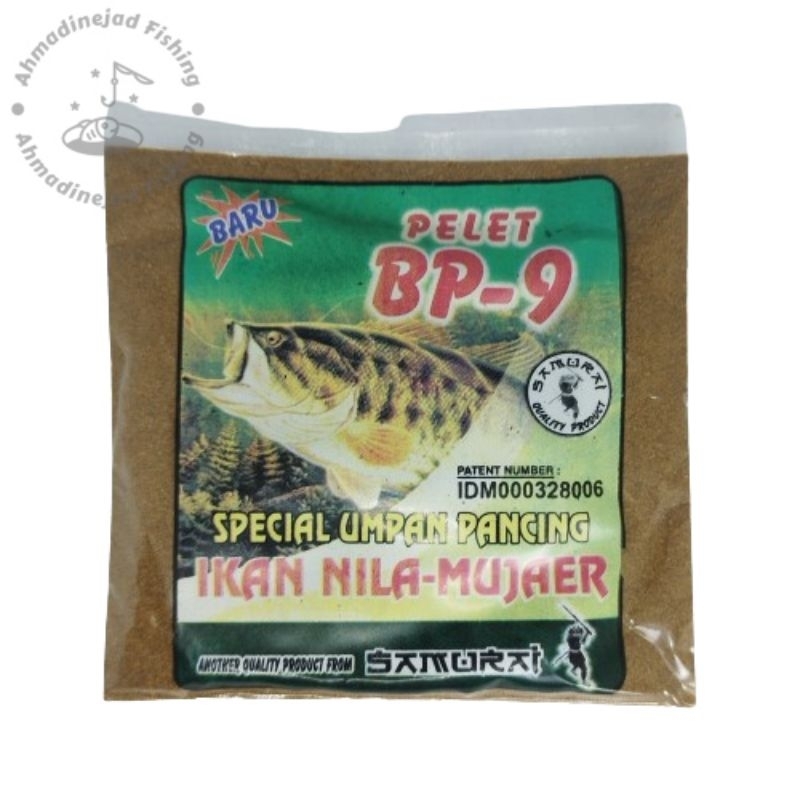 Special Umpan Pelet BP-9 Ikan Nila Mujaer