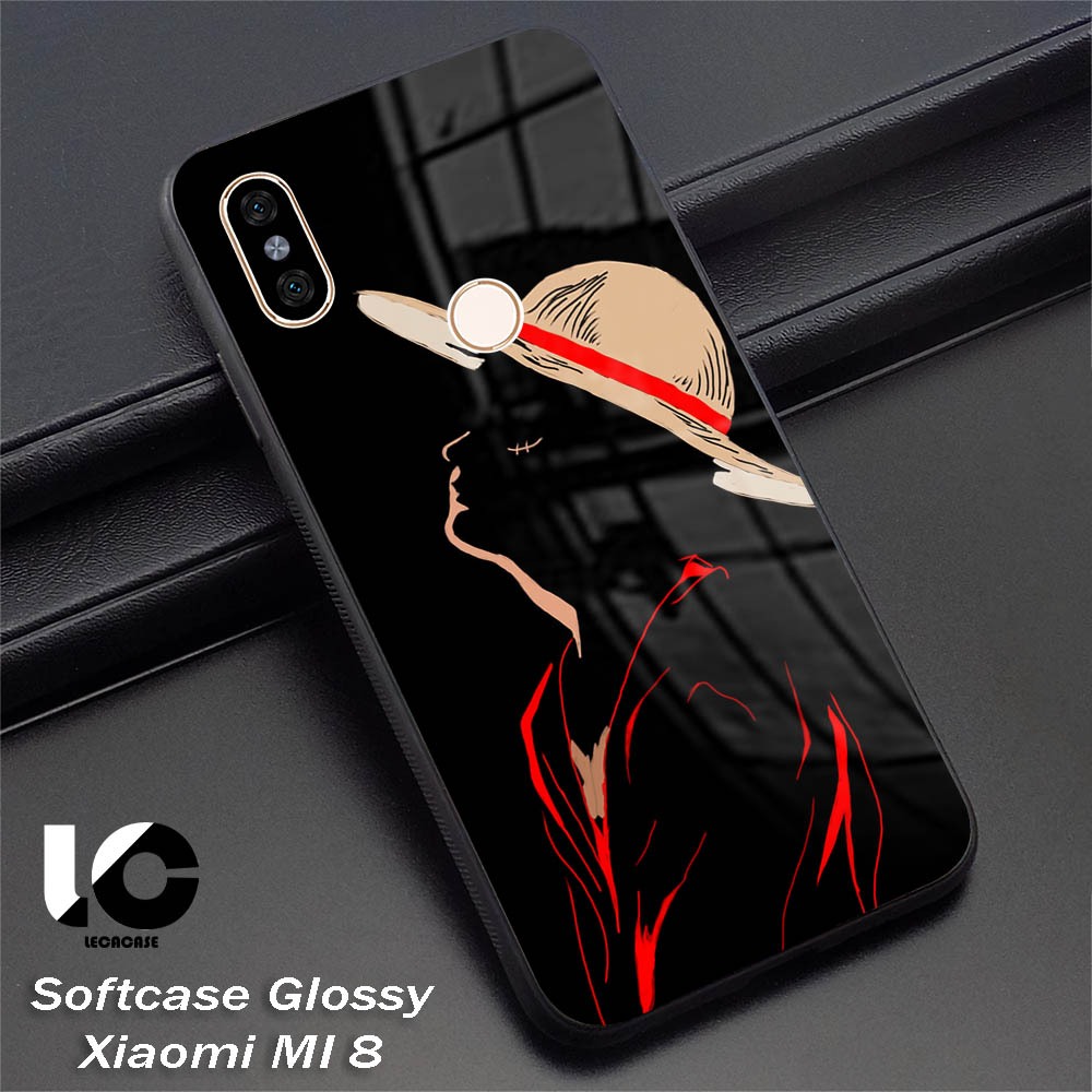 Softcase Glossy Xiaomi MI 8 |LR33| Case Kilau Xiaomi MI8 Kesing Silikon Soft Case HD Quality Leca ca