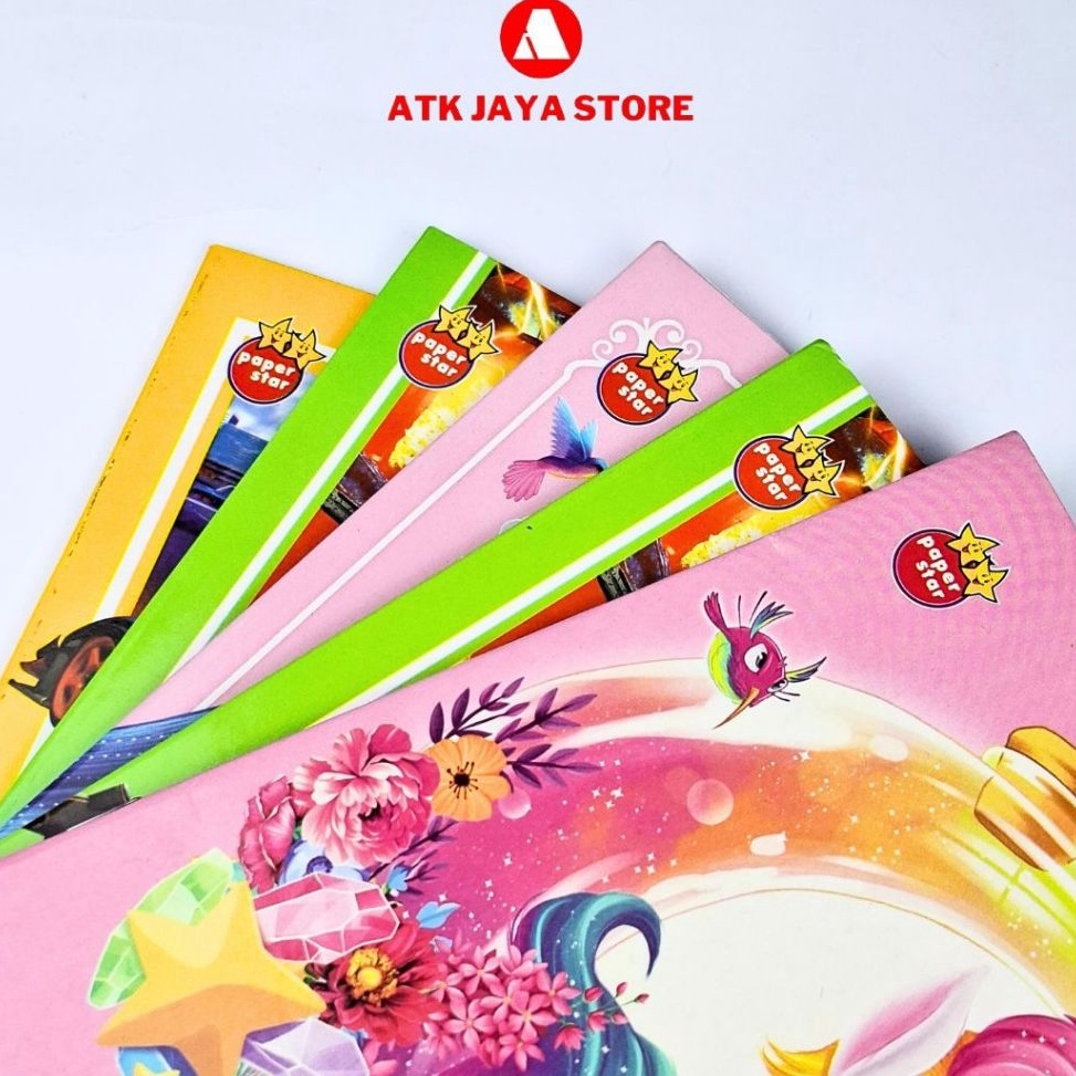 

Terbaru BUKU TULIS PAPERSTAR 38 1 PACK ISI 1 BUKU