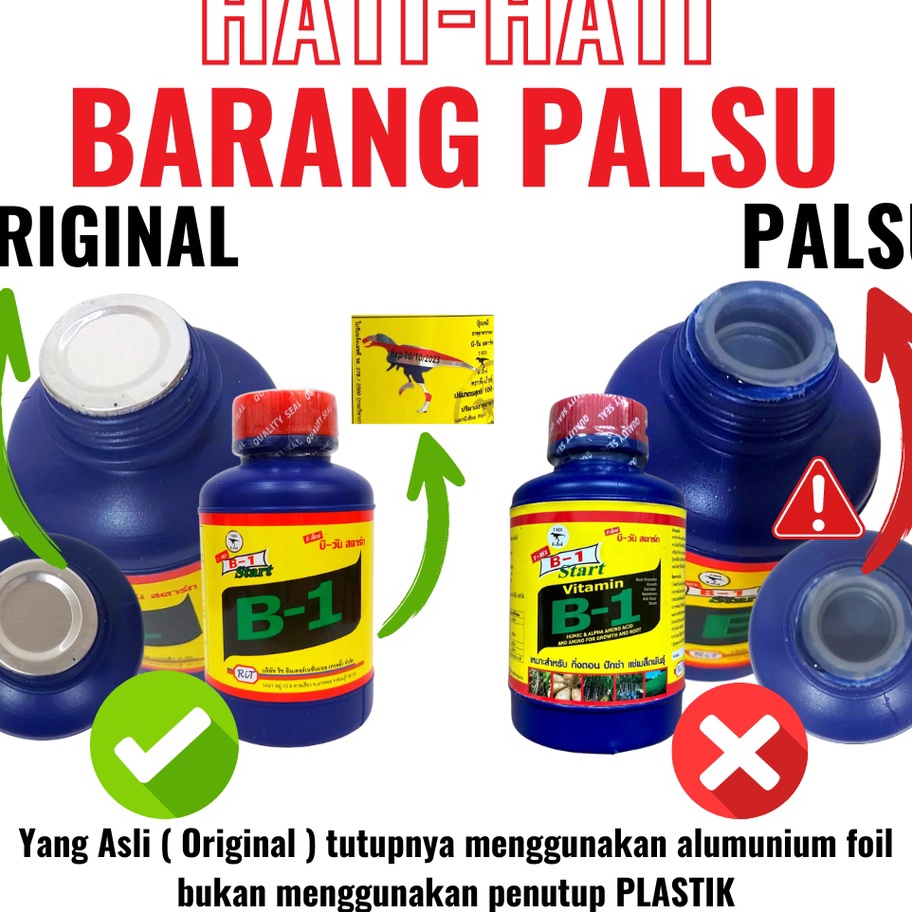 KP8 Vitamin B1 1ml Pupuk Tanaman Anti Stres Pupuk Cair B1 T rex ori Thailand