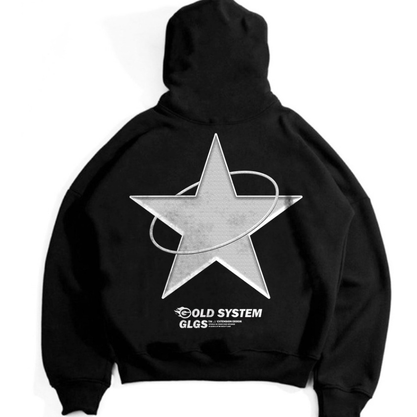 Wow GLGS  HOODIE BOXY OVERSIZE  STARGOLDSYSTEM