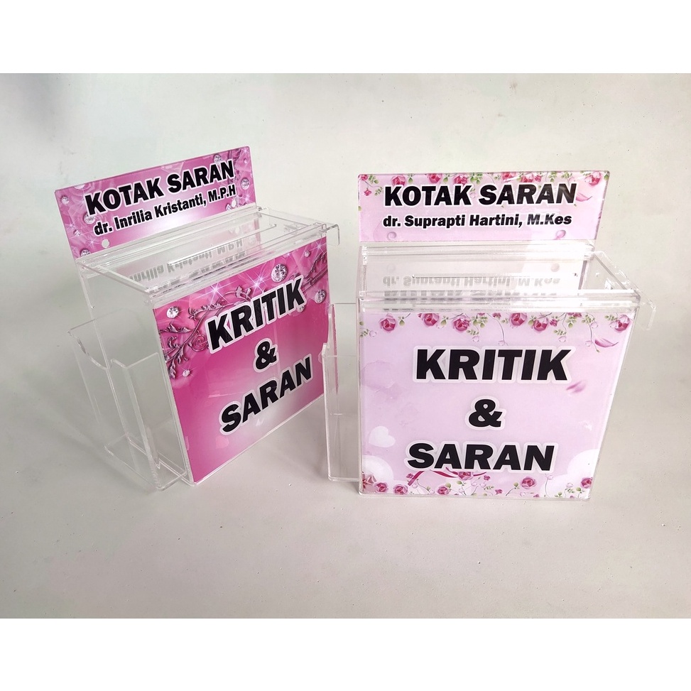 

KODE W8D Akrilik Kotak saran