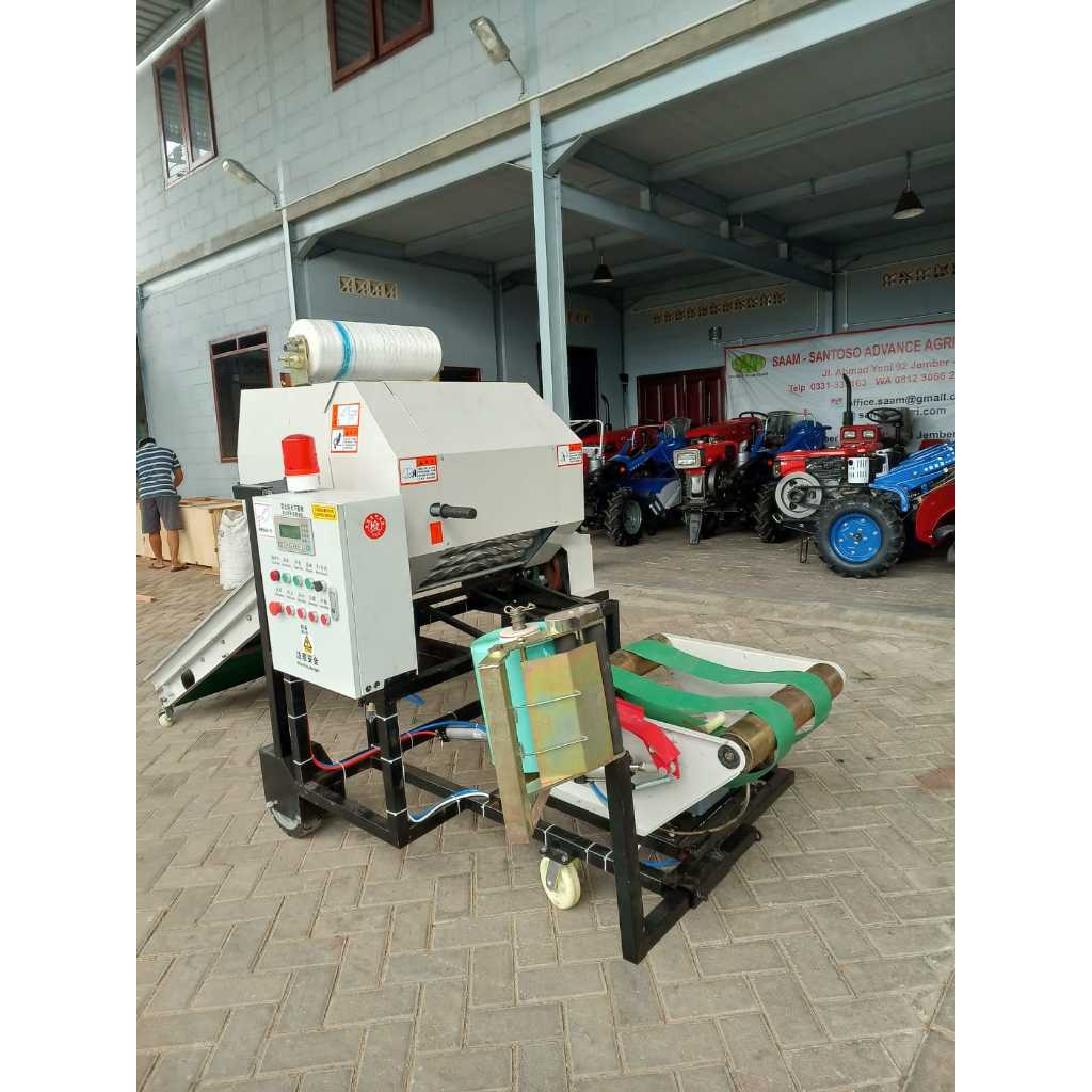 Silage Baller / Baler - Pembungkus Silase Otomatis Tenaga Listrik 220V - 1 Fase