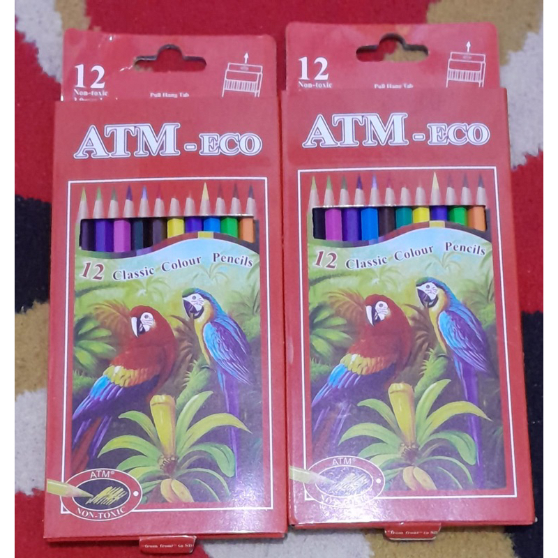 

Pensil warna Atm eco 12 warna