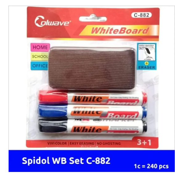 

Spidol Set Whiteboard Set C-882