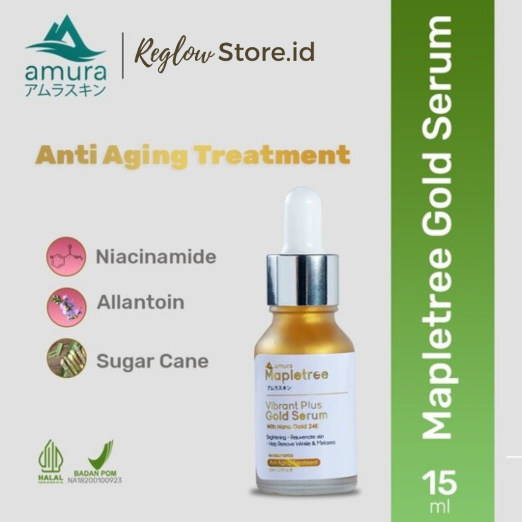 Amura Gold Serum - Hilangkan Melasma & Flek Hitam Reglow