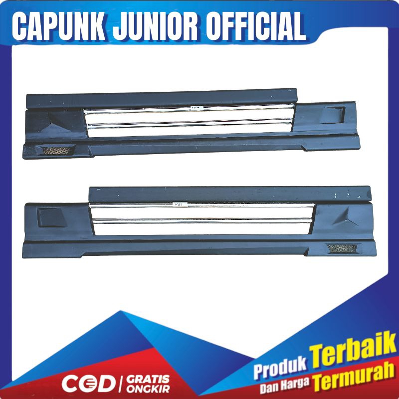 Bemper Samping Stainlis Mix Plat untuk L300 UERO2 Bak Datar / Rata NEW