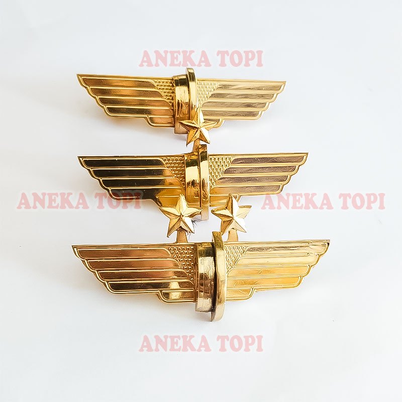 Pin Wing Masinis Lencana Jabatan Masinis Lencana Pin Masinis - Aneka Topi