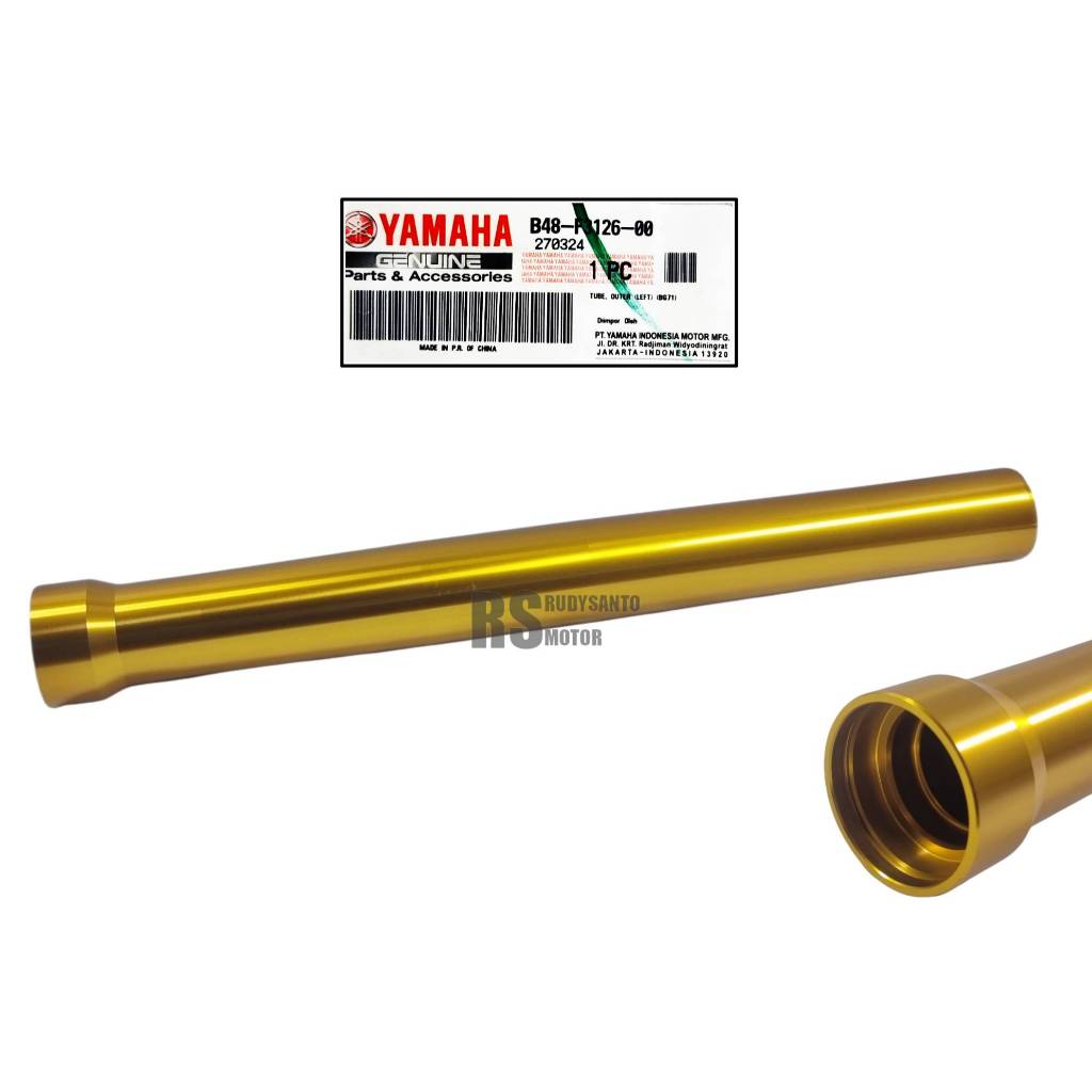 Tabung Bottom Shock Shok Upside down USD Yamaha Xabre Kiri Gold Original Yamaha B48-F3126-00