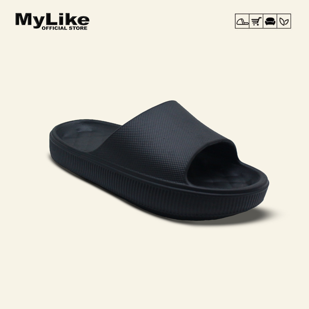 MYLIKE - Sandal Selop Pria Polos Empuk Karet EVA