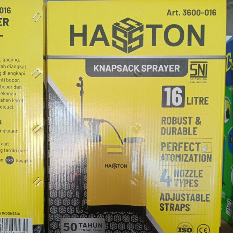 SPRAYER MANUAL HASSTON 16LT sprayer manual