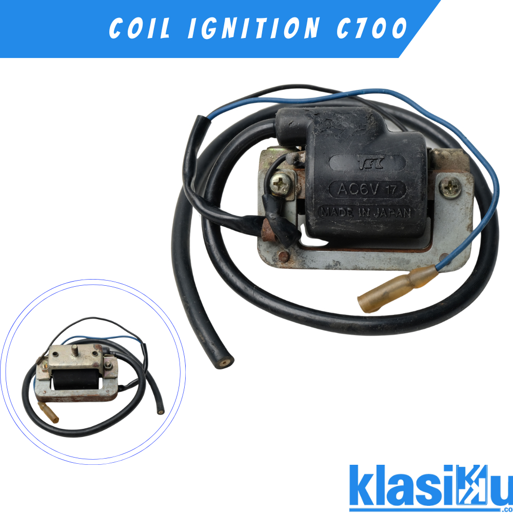 Koil Pengapian Honda c700 c800 C70 c50 Supercub Ignition Coil set Kepala Busi Honda C700 C800 C 70 C