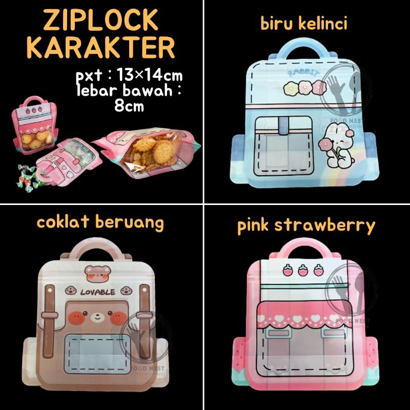 

PLASTIK SNACK HADIAH ZIPLOCK BIRTHDAY PACKAGING GOODIE BAG / PLASTIK ZIPPER SNACK PORTABLE ANIMAL