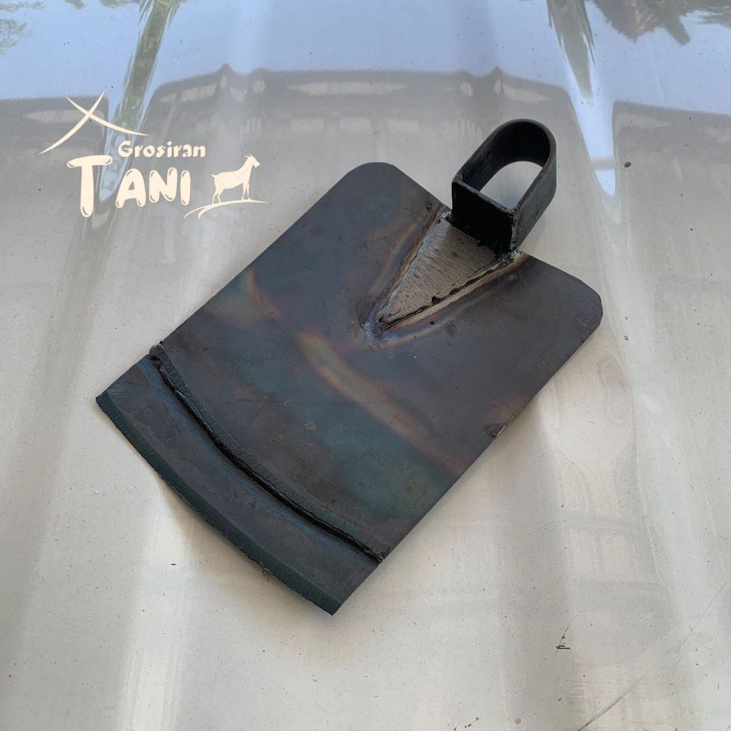 Cangkul Tanah Terekan Baja Sepuh Berkualitas Anti Lengket - Cangkul Sawah Anti Gompal - Pacul Terek 