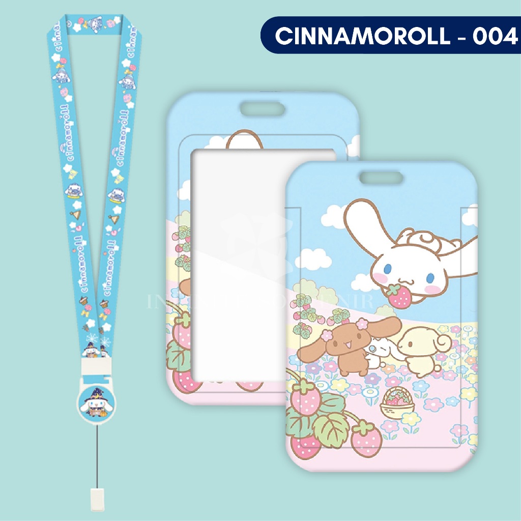 

RB (N017) ID Card Holder Tali Yoyo Cinnamorol / Nametag Yoyo Cinnamorol / Card Holder Yoyo /