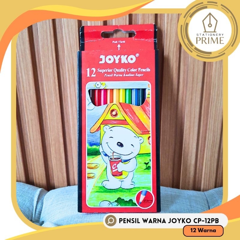

Pensil Warna Joyko CP-12PB 12 Warna Panjang