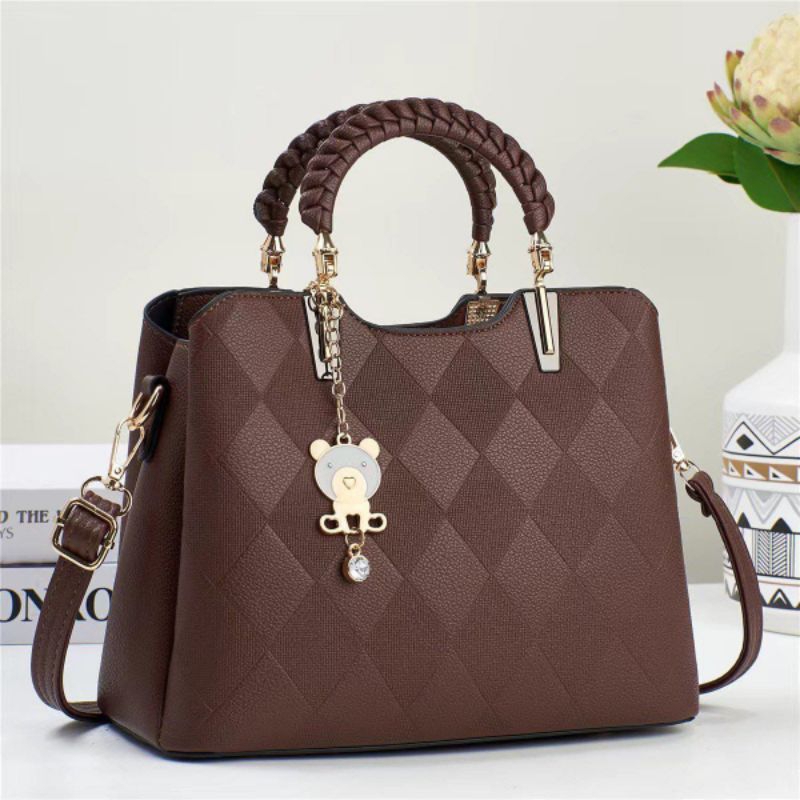 Tas Wanita Kulit Tali Panjang+Pendek