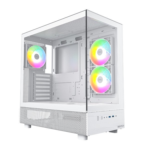 Casing MONTECH XR - ATX, Micro ATX - WHITE