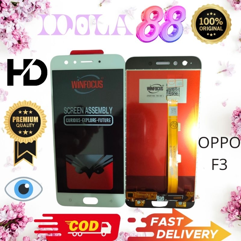 LCD FULLSET OPPO F3 ORIGINAL TOUCHSCREEN LCD