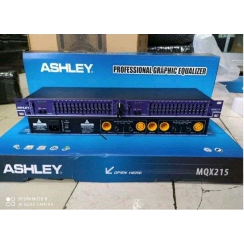 EQUALIZER Ashley MQX 215 Original 2 x 15 Band