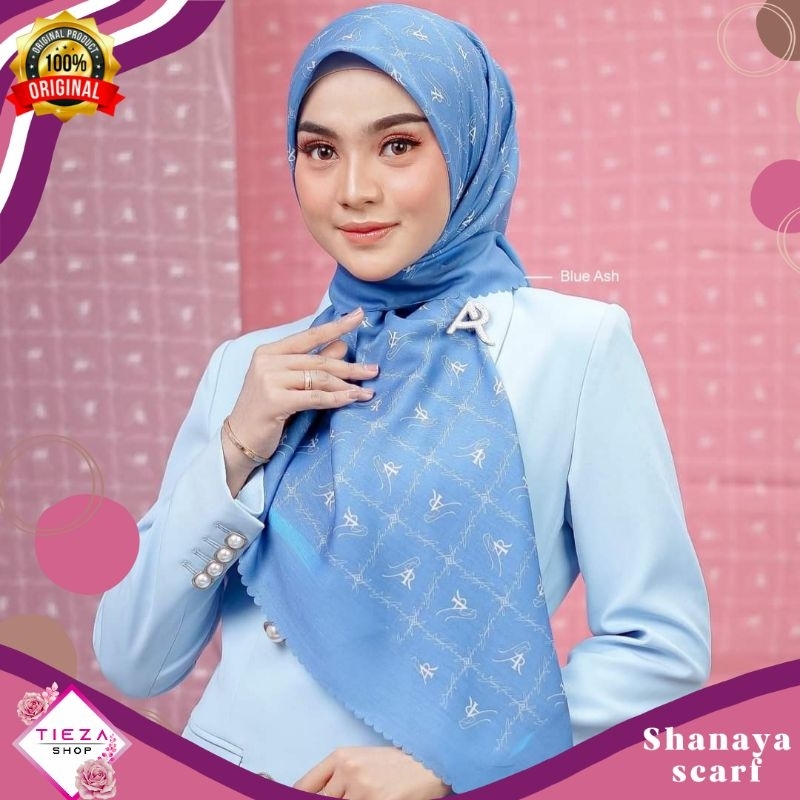 SHANAYA SCARF ARRAFI / hijab terkini, hijab segi empat motif