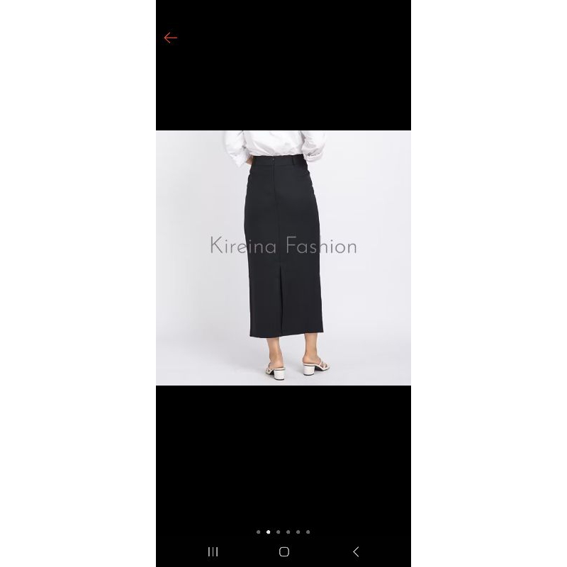 Preloved rok span hitam