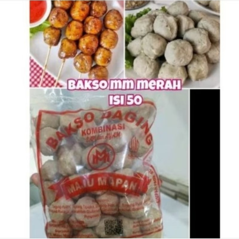 

Bakso daging kombinasi ayam maju mapan murah enak praktis 725 gram isi 50