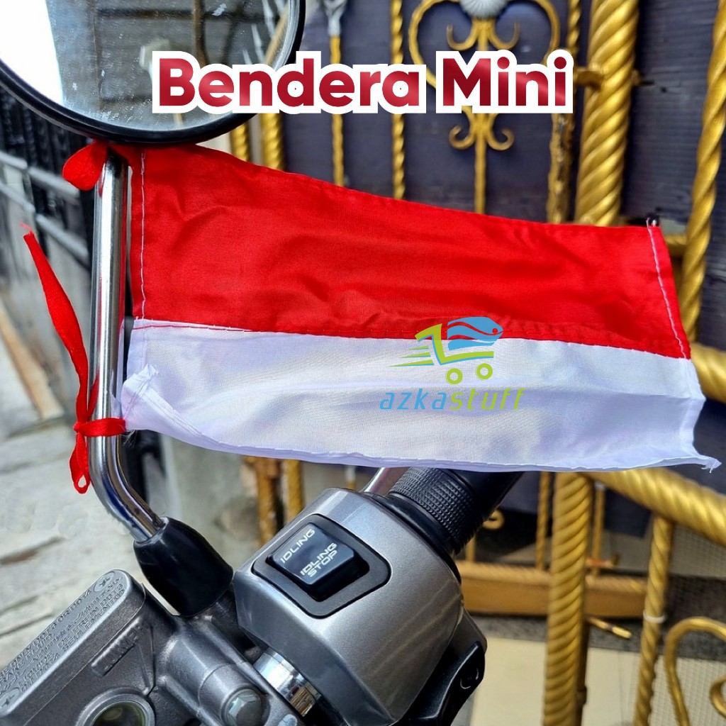 Bendera Mini - Bendera motor, bendera indonesia mini merah putih