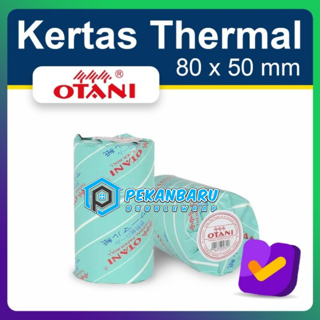 

Kertas Kasir Struk Thermal Otani 80 x 50 - Thermal Paper Roll 80 x 50