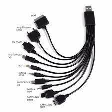 Kabel Data Cumi USB / Kabel Charger Cumi USB 10 in 1 Lengkap