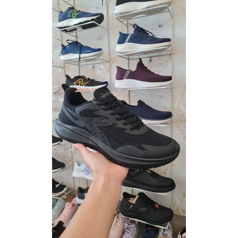 Sepatu Diadora full black BM  korina size 36