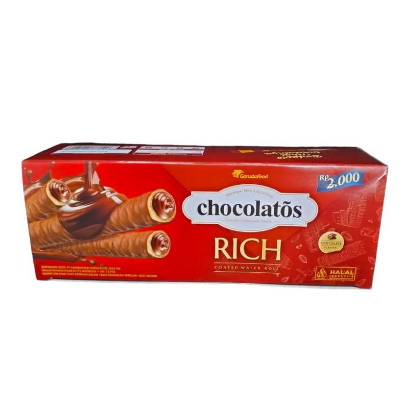 

Chocolatos Rich 19gr - Pak isi 12 Pcs