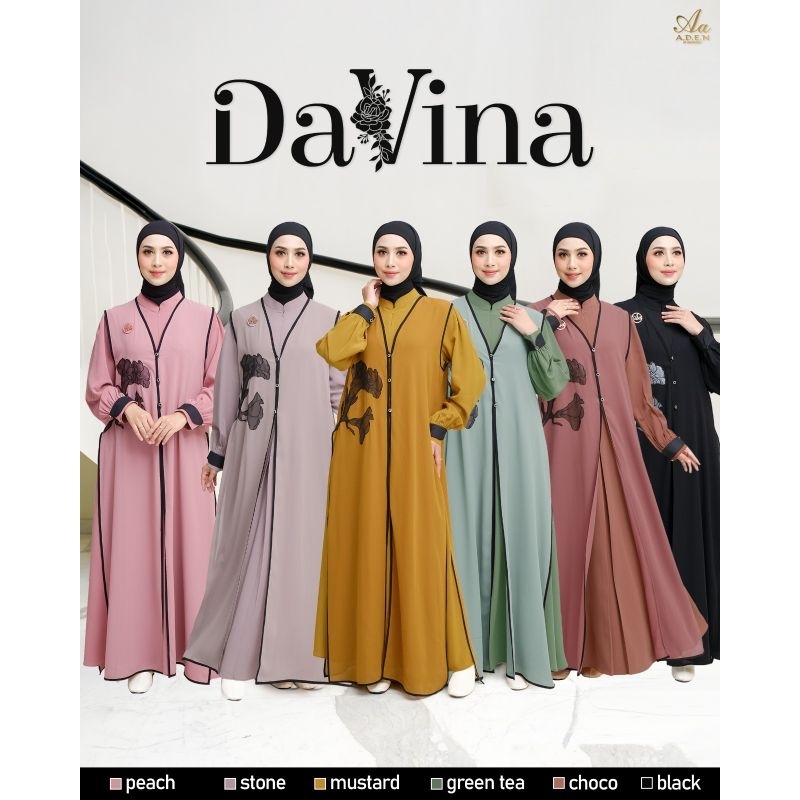 DAVINA DRESS ADEN HIJAB INNER OUTER