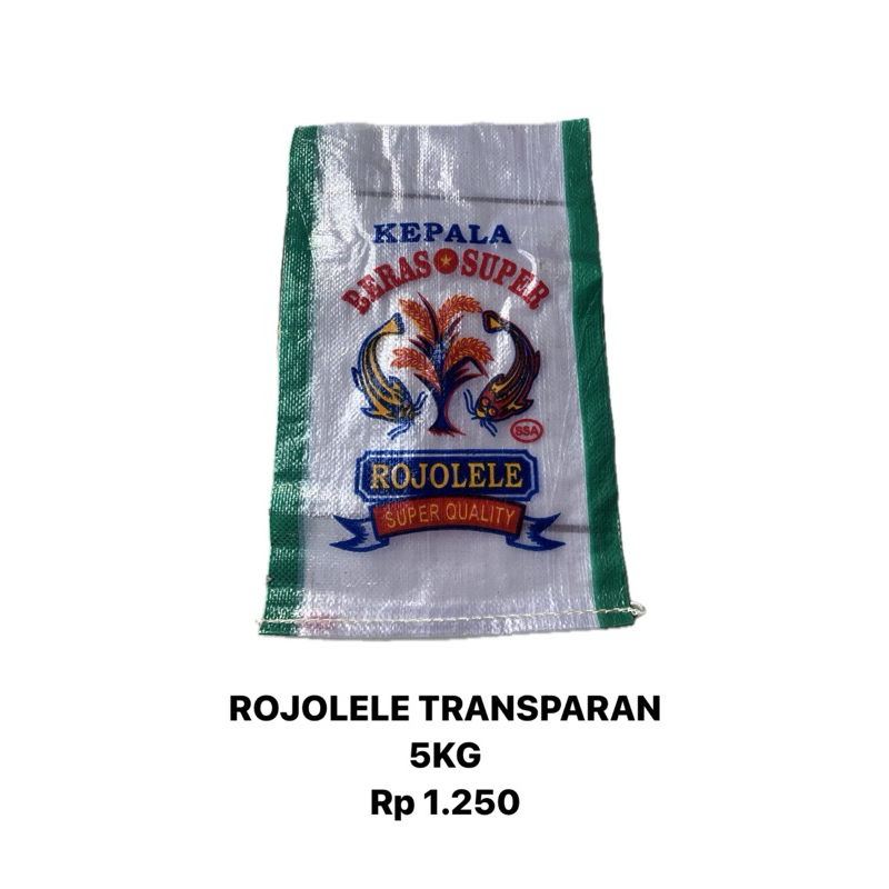 KARUNG BERAS ROJOLELE TRANSAPARAN 5-20KG