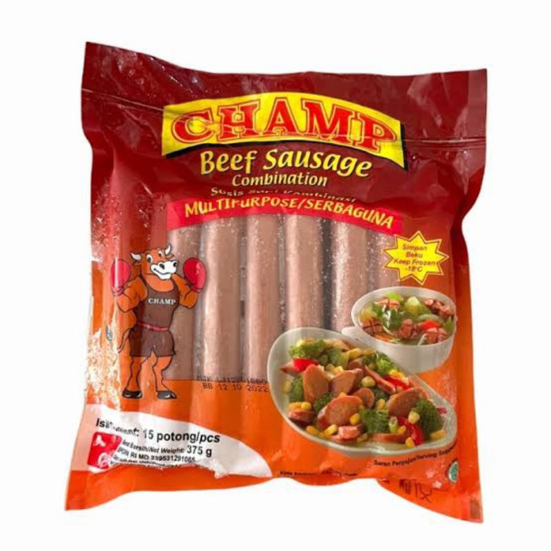 

Jual Sosis Sapi Champ 375gr