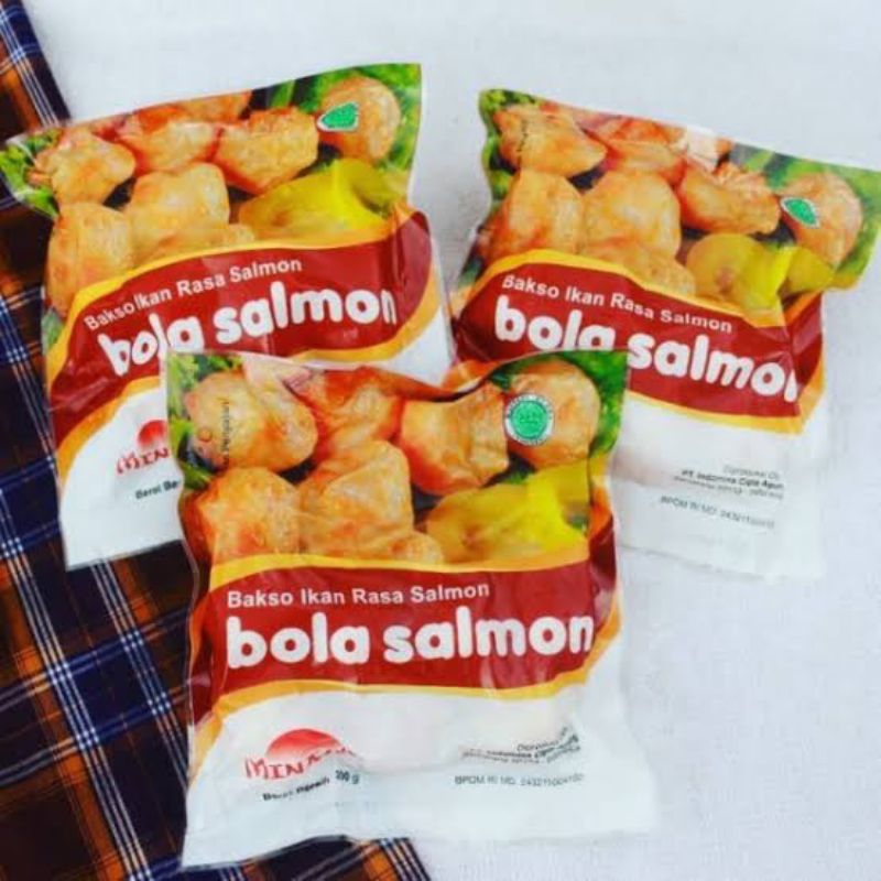 

Jual Bola Salmon Minaku 200gr